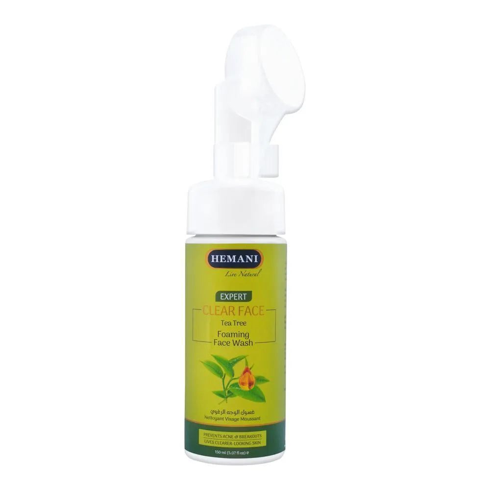 Hemani Expert Clear Face Tea Tree Foaming Face Wash - 150ml Hemani