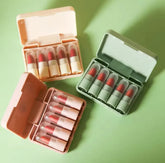 HengFang 5Pcs Long Lasting Moiturizing Matte Mini Lipistick Set Heng Fang