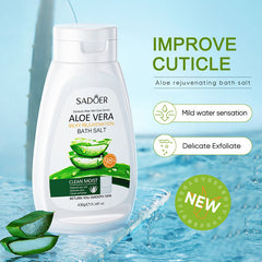 Sadoer Aloe Vera Bath Salt Deep Cleaning Gentle Exfoliator - 430g Sadoer