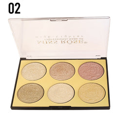 Miss Rose Radiant Glow Highlighter - 6 Color Miss Rose