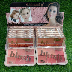 Hold morning 6 in 1 blushon Palette Each Hold Morning