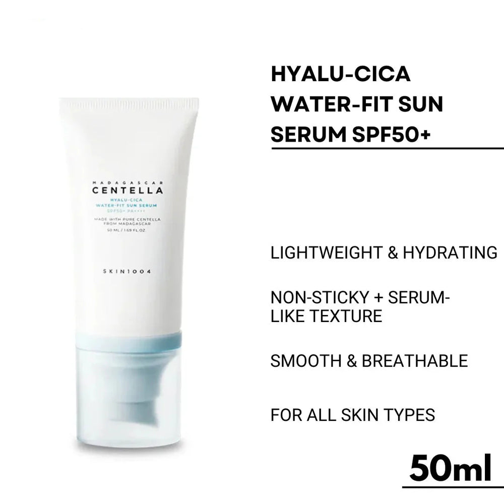 Skin1004 - Madagascar Centella Hyalu-Cica Water-Fit Sun Serum SPF 50+ PA++++ - 50ml SKIN1004