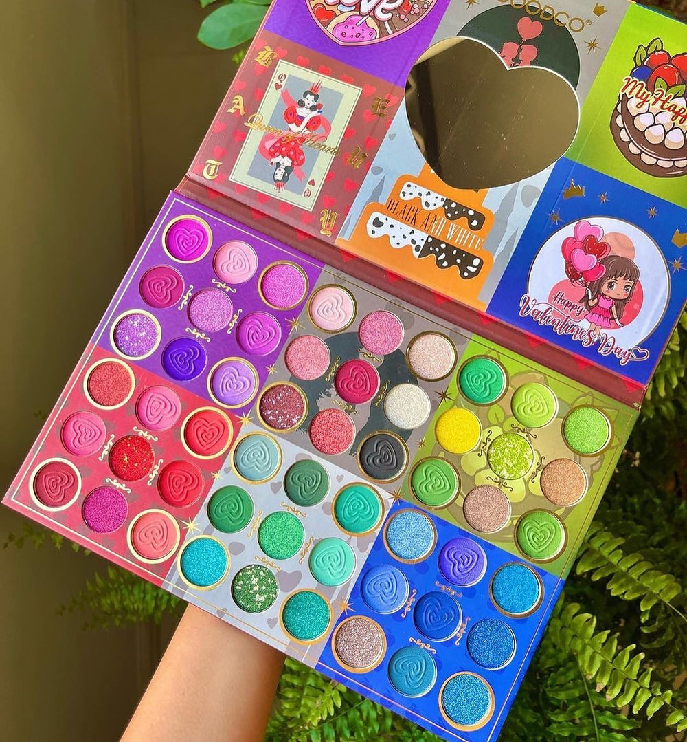 IGOODCO - 54 Colors Anime Exquisite Matte & Shimmer Eyeshadow Palette Igoodco