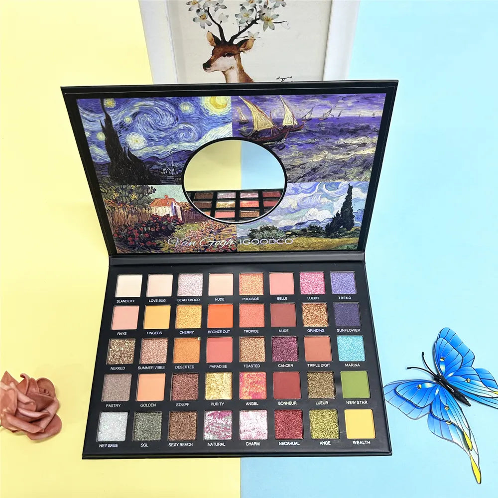 IGOODCO 40 Color Eyeshadow Palette (Matte + Shimmer) Igoodco