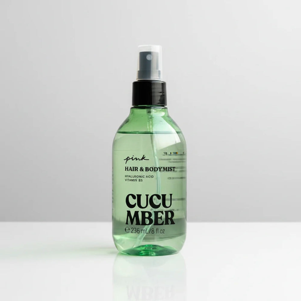 Pink Cucumber Hair & Body Mist – 236ml Pink