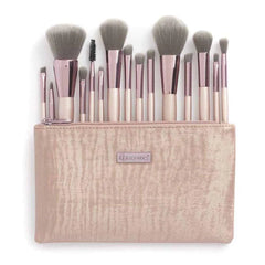 BH Cosmetics Lavish Brush Set With Cosmetic Bag - 15 Pcs BH Cosmetics