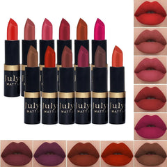 Julystar 12-Piece Matte Lipstick Box JulyStar