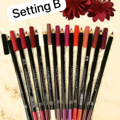 Huda Beauty Lip Liner Pack – 12 Shades Huda Beauty