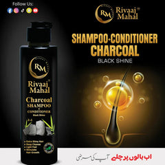 Rivaaj Mahal Charcoal Shampoo + Conditioner - 200ml Rivaaj Mahal