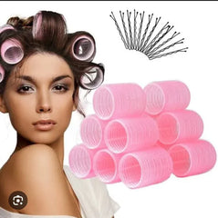 Plastic Hair Rollers for Easy Styling - 6 Pcs Cosmia.pk