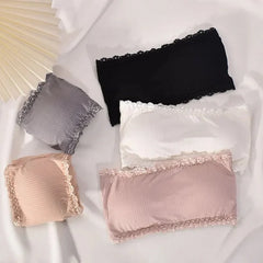 Multi-Color Cotton Strapless Tube Top Bras Cosmia.pk