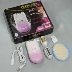 NIKAI 3 In1 Women Epilator Electric Female Hair Removal Lady Shaver Nikai