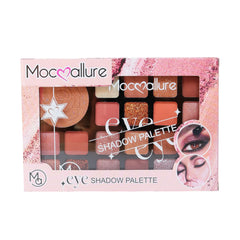 Mocallure Smart Eyes 3in1 Eyeshadow Highlighter Blush Palette Mocallure