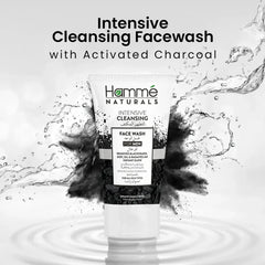 Hamme Natural Intensive Cleansing Face Wash For Men 100ml Hamme