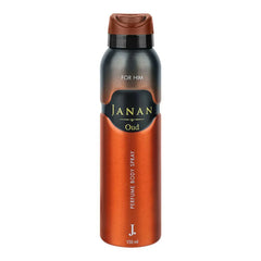 J. Junaid Jamshed Janan Oud Perfume Body Spray For Men - 150ml JUNAID JAMSHED