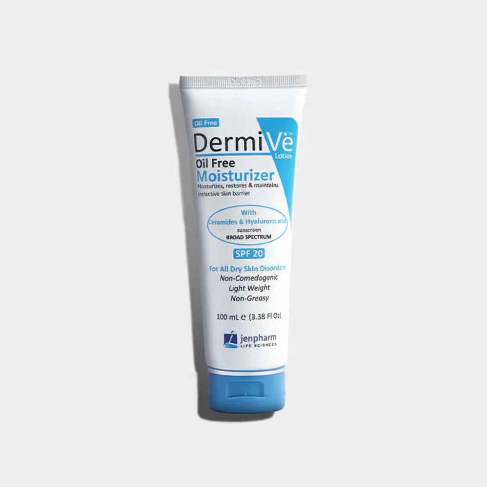 Jenpharm Dermive Oil Free Moisturizer Spf 20 - 100ml - Factory Jenpharm