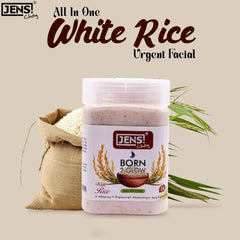 Jens Choy Born 2 Glow All in One With Rice Facial Jar Jens
