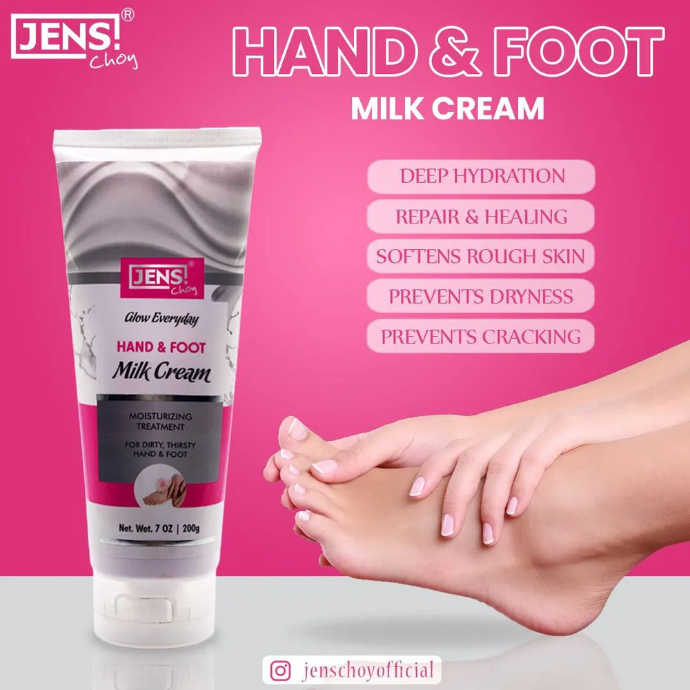 Jens Choy Hand And Foot Milk Cream 200g Jens