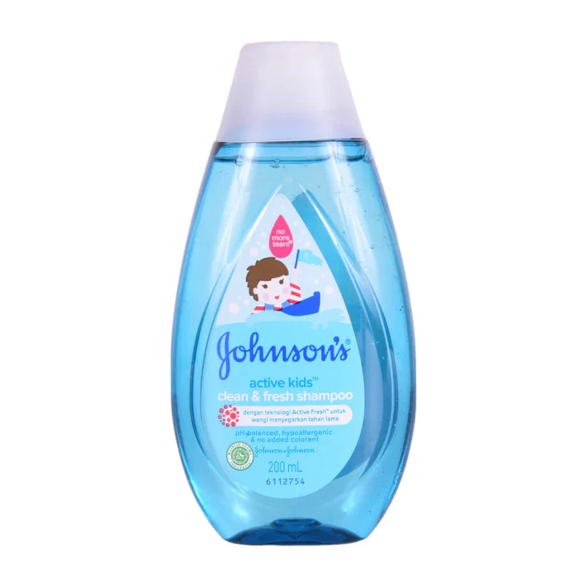 Johnson's Active Kids Clean & Fresh Shampoo - 200ml Johnson's