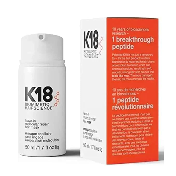 K18 Leave-In Molecular Repair Hair Mask 1.7 Oz / 50 ml K18