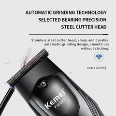 KM-593 Trimmer WIth Digital Display Display & Lithium Batteries Kemei
