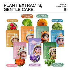 KORMESIC Cartoon Design Style Deep Moisturizing Brightening Facial Mask KORMESIC