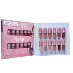KS-ONE Mini Capsule Matte Lip Gloss Set 12pcs KS-ONE