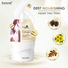 Karseell Collagen Hair Treatment Mask - Deep Repair Conditioning Argan Oil Collagen Hair Mask 500ml Karseell