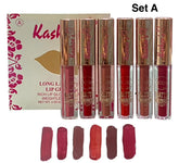 Kashee's 6 Pcs Matte Lipgloss Set Kashee's