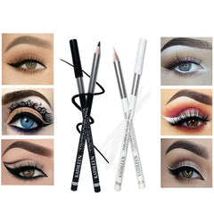 Kathleen 12 Pcs Black And White Eye liner Pencil KATHLEEN