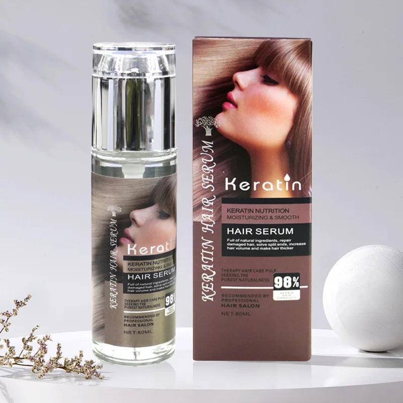 Keratin Moisturizing & Smooth Hair Serum 80ml Keratin