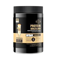 Keratin Brazilian Protein Straightening Keratin Hair Mask With Argan heniways