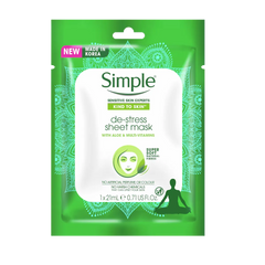 Simple Kind to Skin De‑Stress Sheet Mask Simple