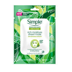 Simple Kind to Skin Rich Moisture Sheet Mask Simple