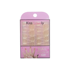 Kiss Lovely Nail Jelly Glue Stickers 10Set 240Pcs Kiss lovely