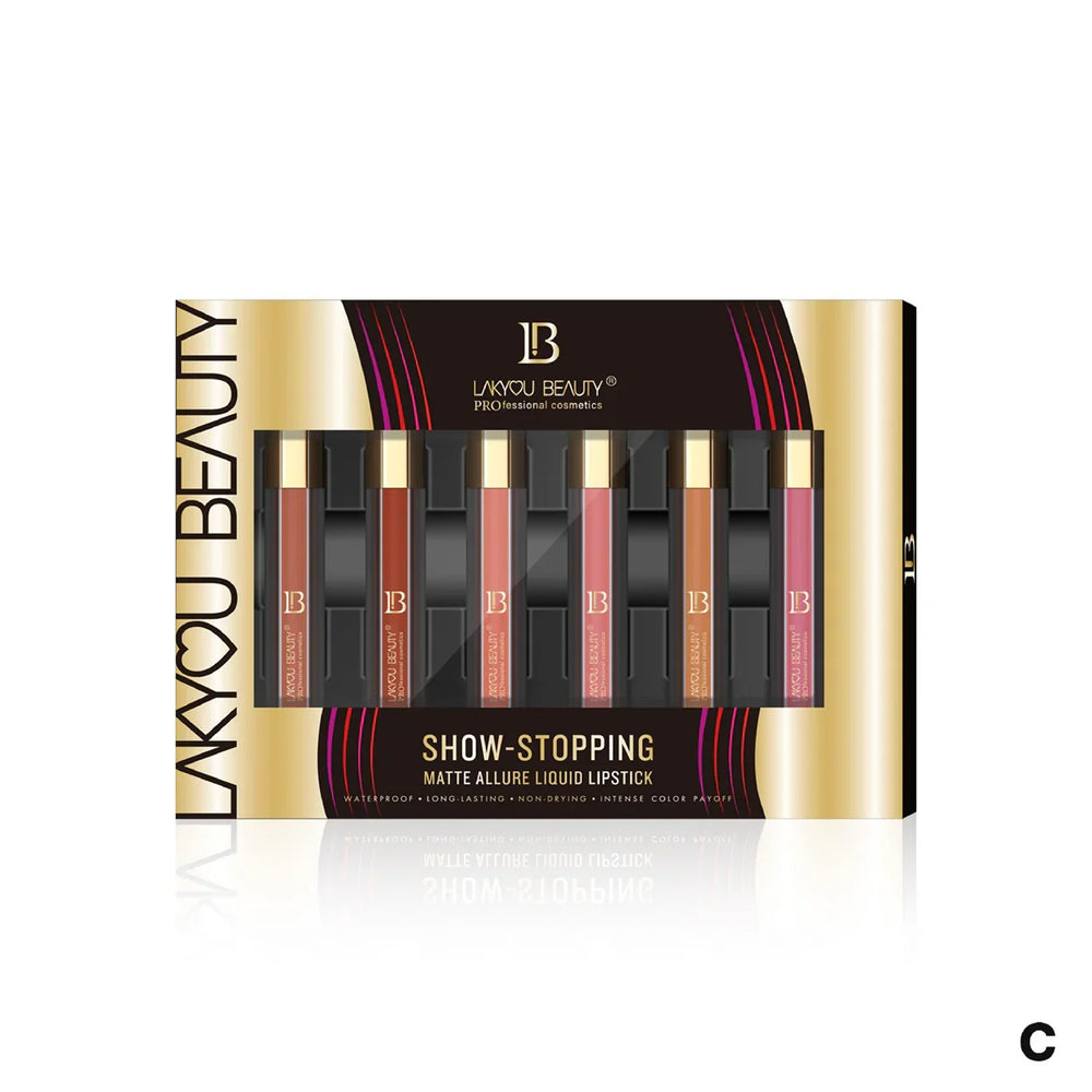 Lakyou Beauty Matte Allure Liquid Lipstick Pack of 6 Lakyou Beauty