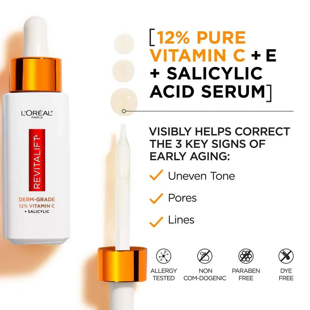 L'Oreal Paris Revitalift Derm Intensives Acid Serum - 30ml Loreal Paris