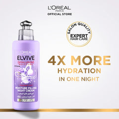LOreal Paris - Elvive Hyaluron Moisture - Moisture Filling Night Cream - 200ml Loreal Paris