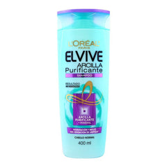 L'Oreal Paris Elvive Purifying Clay + Mineral Shampoo - 400ml Loreal Paris
