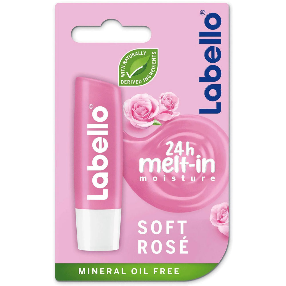Labello Soft Rose Lip Balm – 4.8g Labello