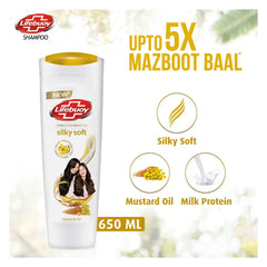 Lifebuoy Silky Soft Milk Protein + Mustard Oil Strength Shampoo 650ml Lifebuoy