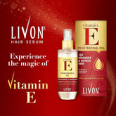 Livon Vitamin E Penetrating Serum Oil For Stronger & Thicker Hair - 100ml Livon