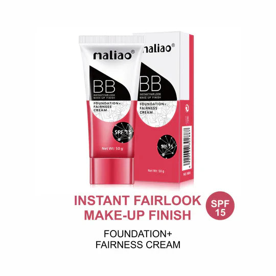 Maliao Instant Fair Look Make Up Finish BB Foundation Fairness Cream Maliao