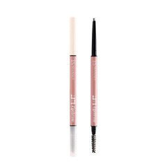 MANSLY 2 In 1 Eyebrow Pencil Natural Waterproof Smooth For Outlining MANSLY