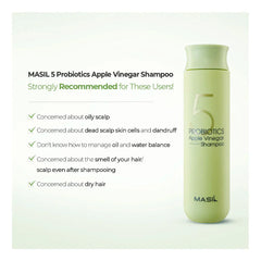 MASIL 5 PROBIOTICS Apple Vinegar Shampoo - 300ml Masil