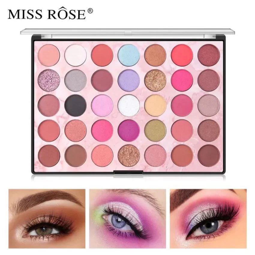 MISS ROSE Eye Shadow Palette - 35 Color Miss Rose