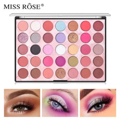 MISS ROSE Eye Shadow Palette - 35 Color Miss Rose
