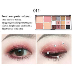 MISS ROSE Eyeshadow and Blush Palette Miss Rose