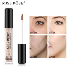 Miss Rose Oil Free Waterproof Liquid Concealer - 5ml Miss Rose