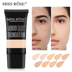 MISS ROSE Liquid Foundation Oil Free Lightweight - 35g Miss Rose